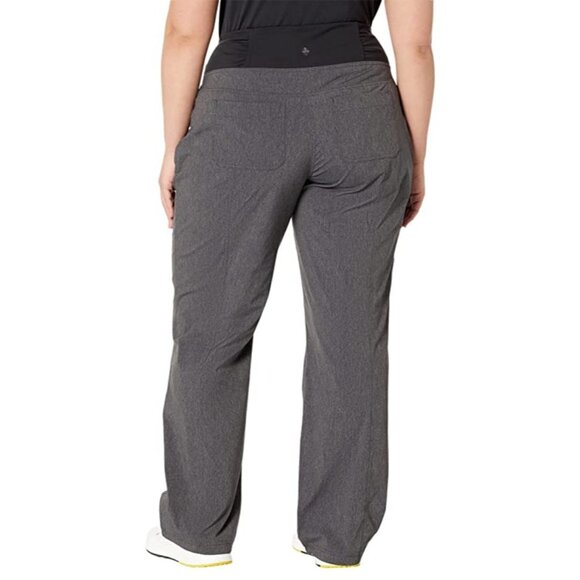 PrAna Summit Pant Charcoal Heather Plus Size Womens 3X Regular Stretch Standard - Picture 2 of 2